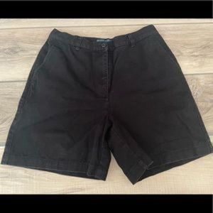 Black mom jeans shorts Ralph Lauren